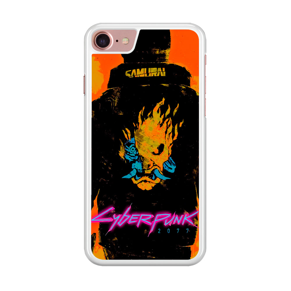 Cyberpunk Samurai Paint Art iPhone 8 Case