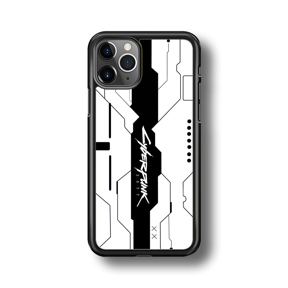 Cyberpunk White Pattern iPhone 11 Pro Case