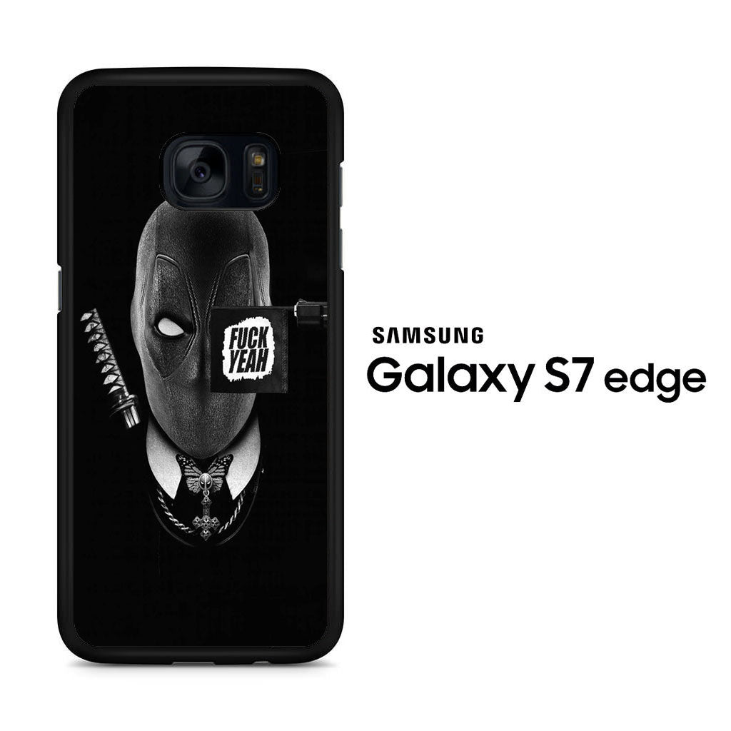 Deadpool Black Matte Samsung Galaxy S7 Edge Case