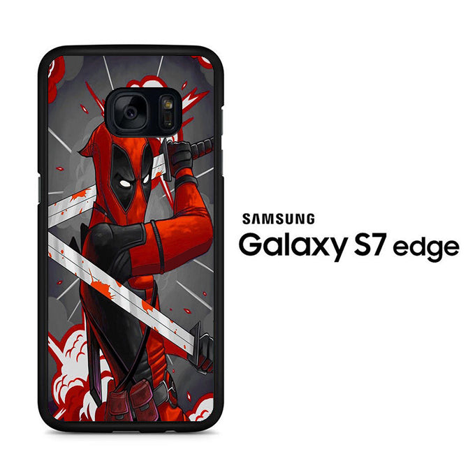 Deadpool Ready To Fight Samsung Galaxy S7 Edge Case