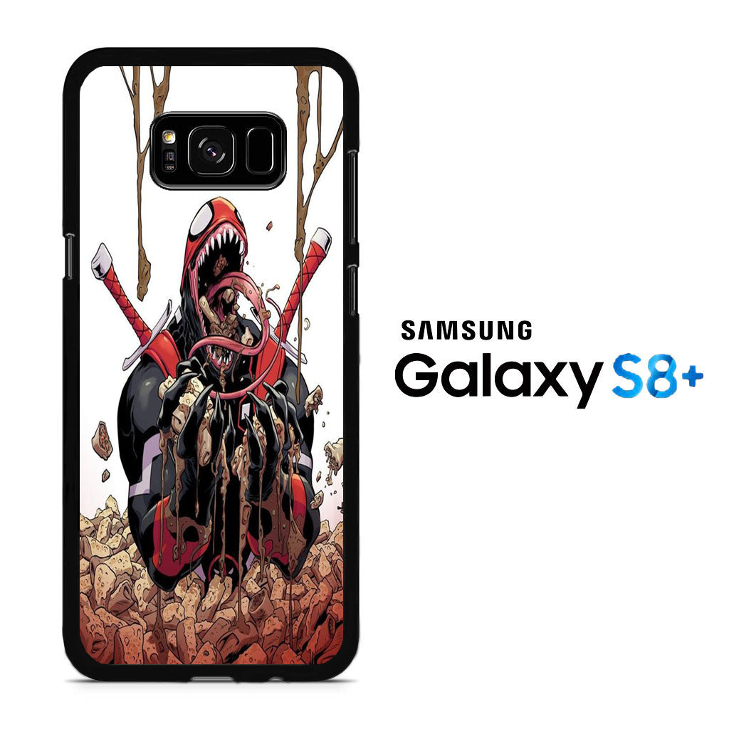 Deadpool Venom Eat Sereal Samsung Galaxy S8 Plus Case