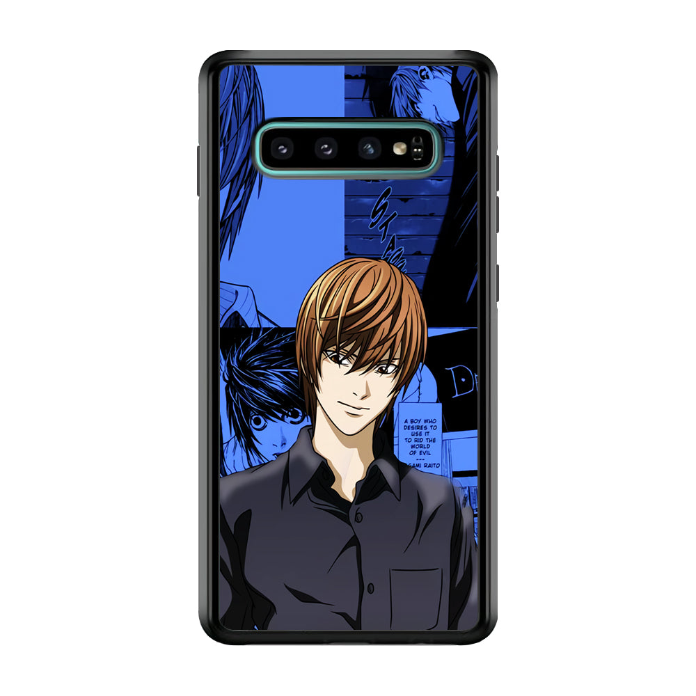 Death Note Light Yagami Comic Samsung Galaxy S10 Case