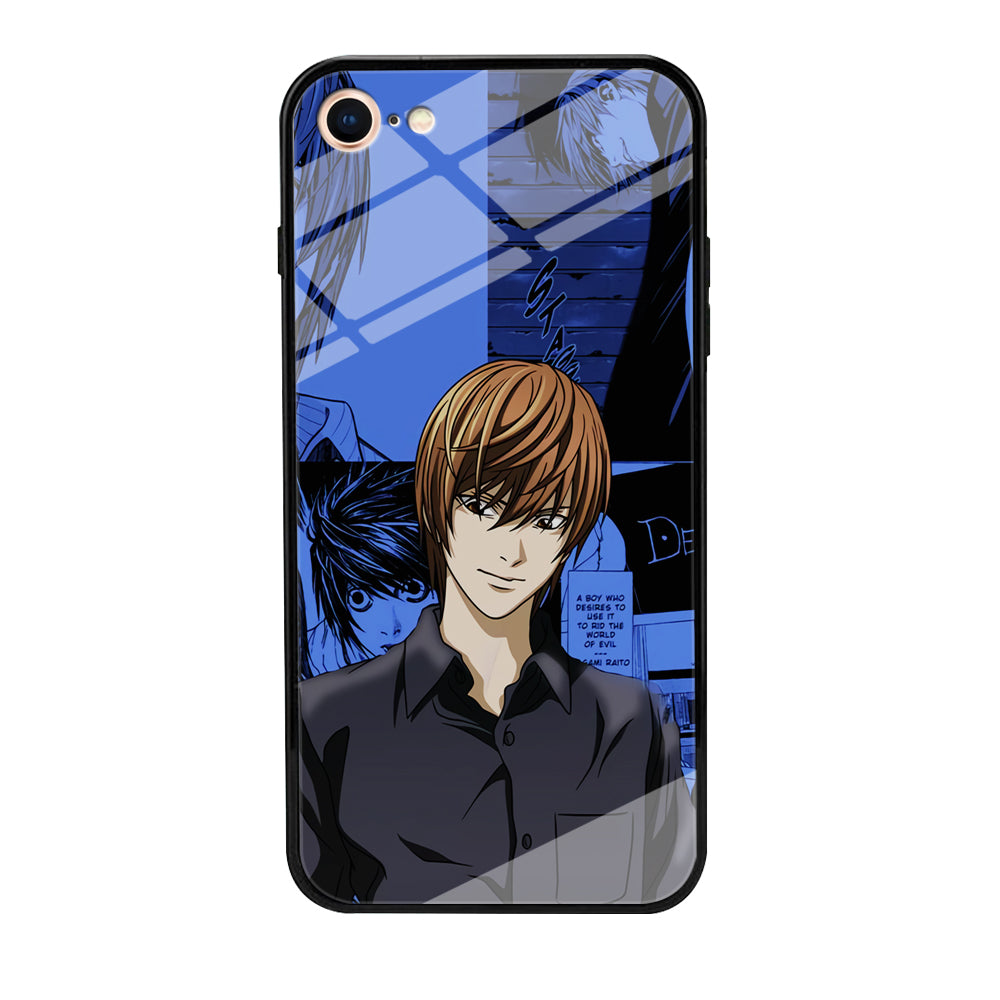 Death Note Light Yagami Comic iPhone 8 Case