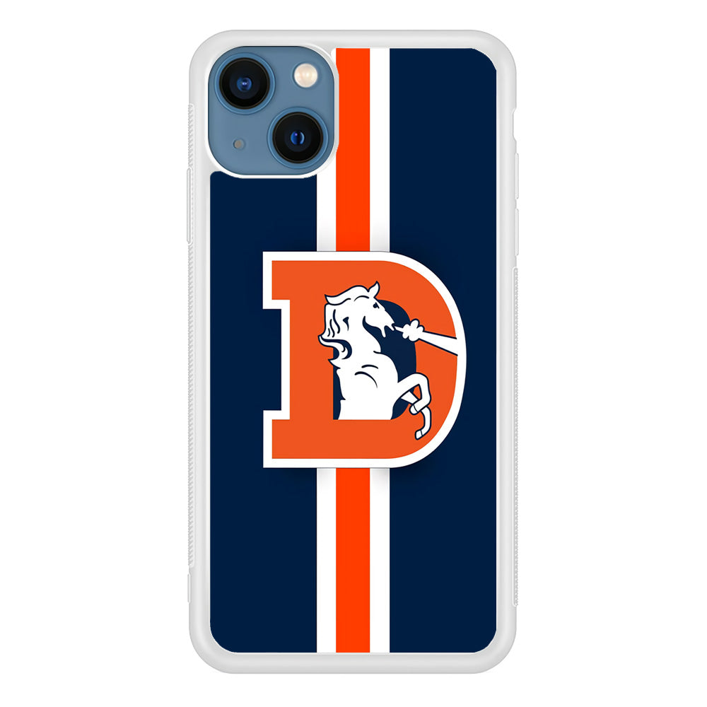 Denver Broncos Stripe iPhone 13 Case