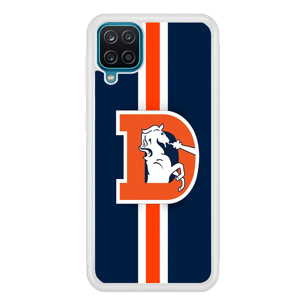 Denver Broncos Stripe Samsung Galaxy A12 Case