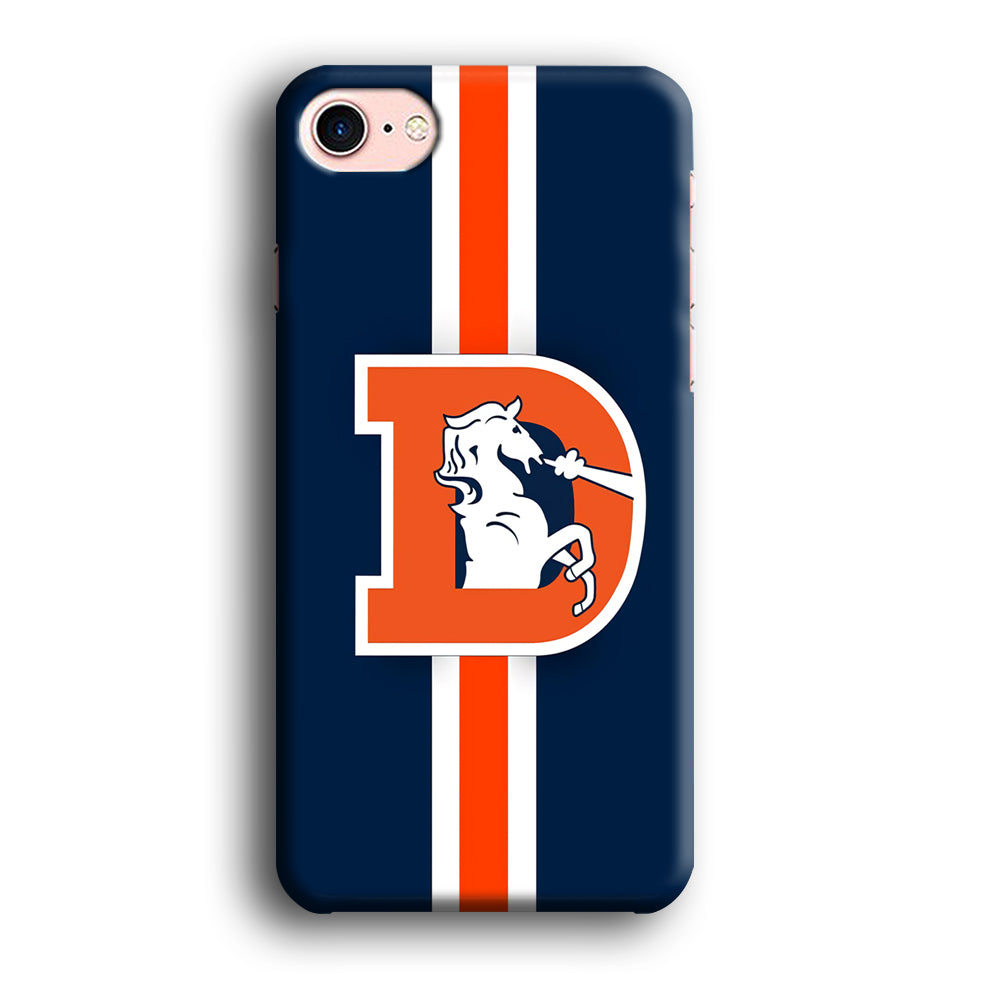 Denver Broncos Stripe iPhone 7 Case