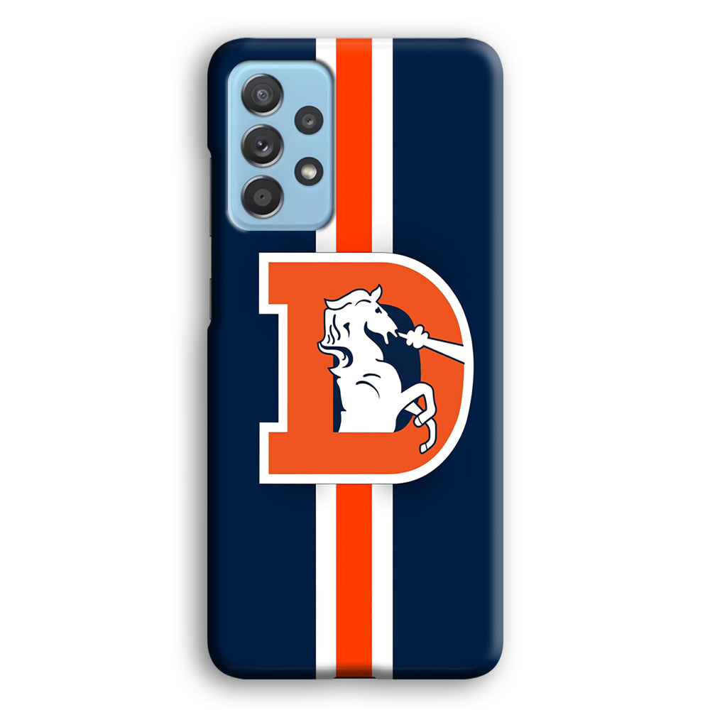 Denver Broncos Stripe Samsung Galaxy A52 Case