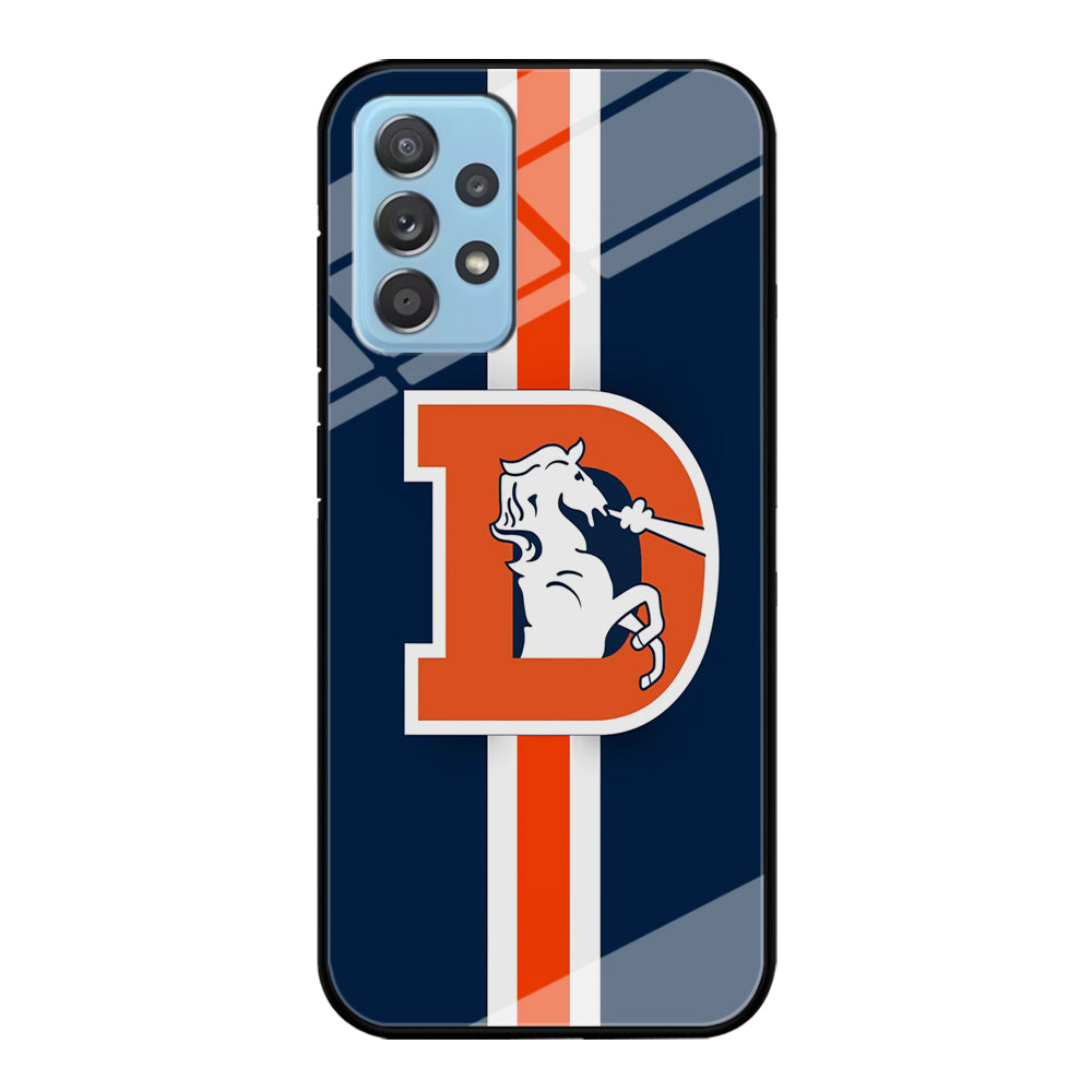 Denver Broncos Stripe Samsung Galaxy A52 Case