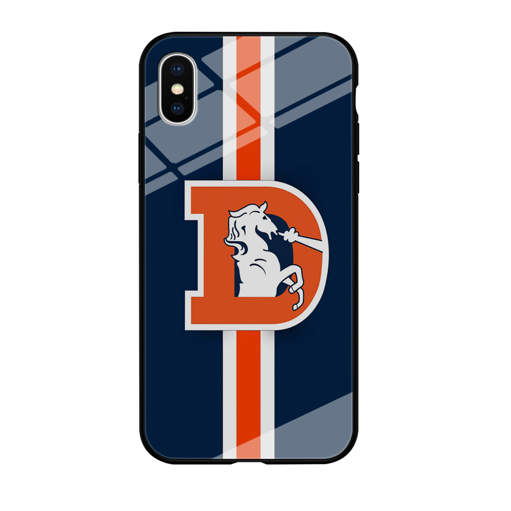 Denver Broncos Stripe iPhone XS Case
