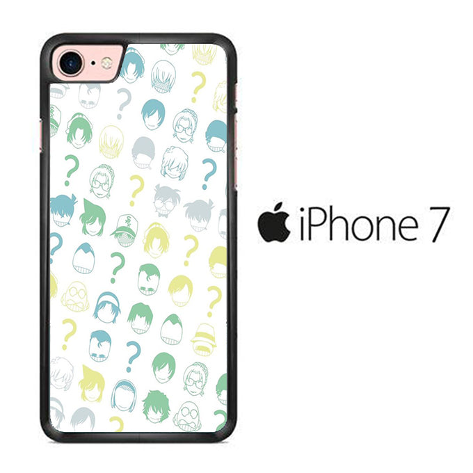 Detective Conan White Doodle iPhone 7 Case