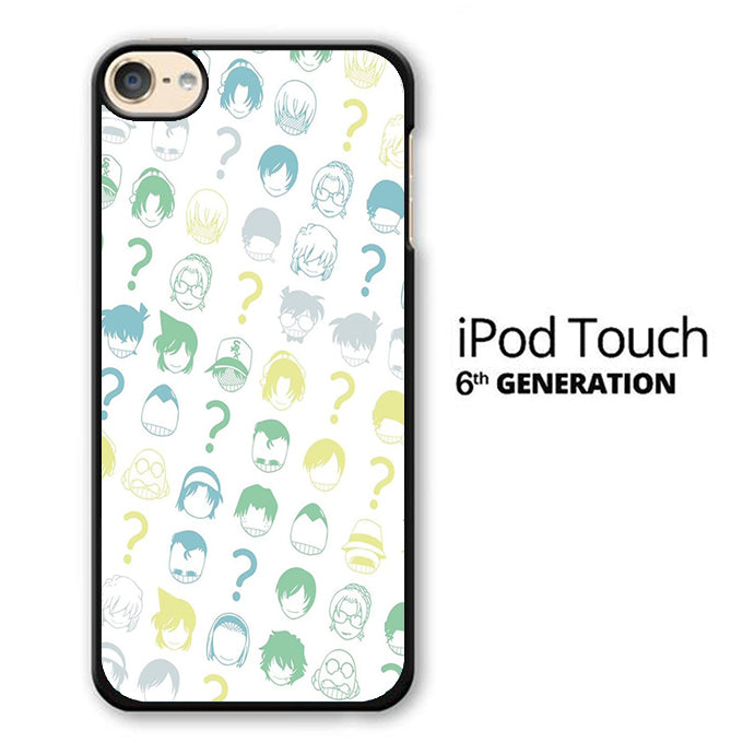 Detective Conan White Doodle iPod Touch 6 Case - Ezzystore