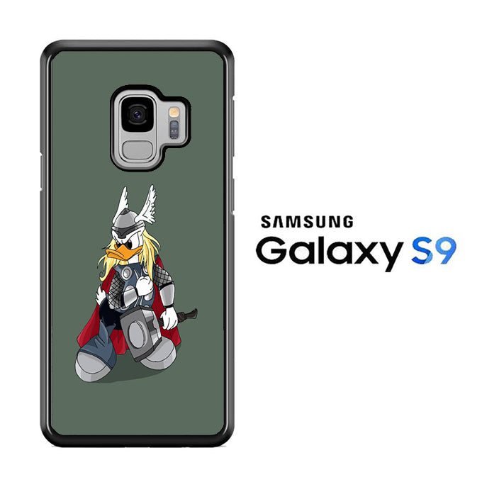 Donald Duck Thor And Hammer Samsung Galaxy S9 Case