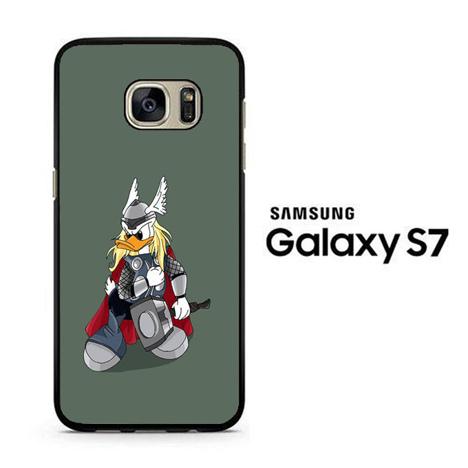 Donald Duck Thor And Hammer Samsung Galaxy S7 Case