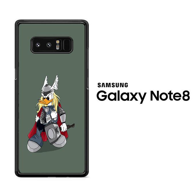 Donald Duck Thor And Hammer Samsung Galaxy Note 8 Case