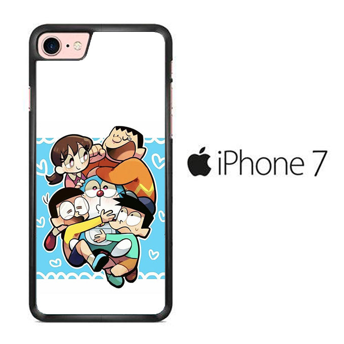 Doraemon Getting Big Hug iPhone 7 Case