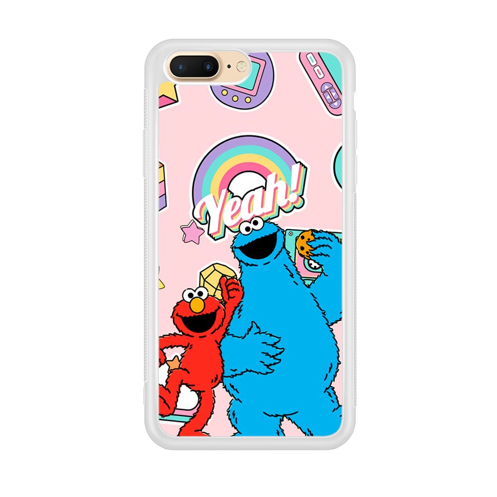 Elmo And Cookie Vintage Style iPhone 8 Plus Case