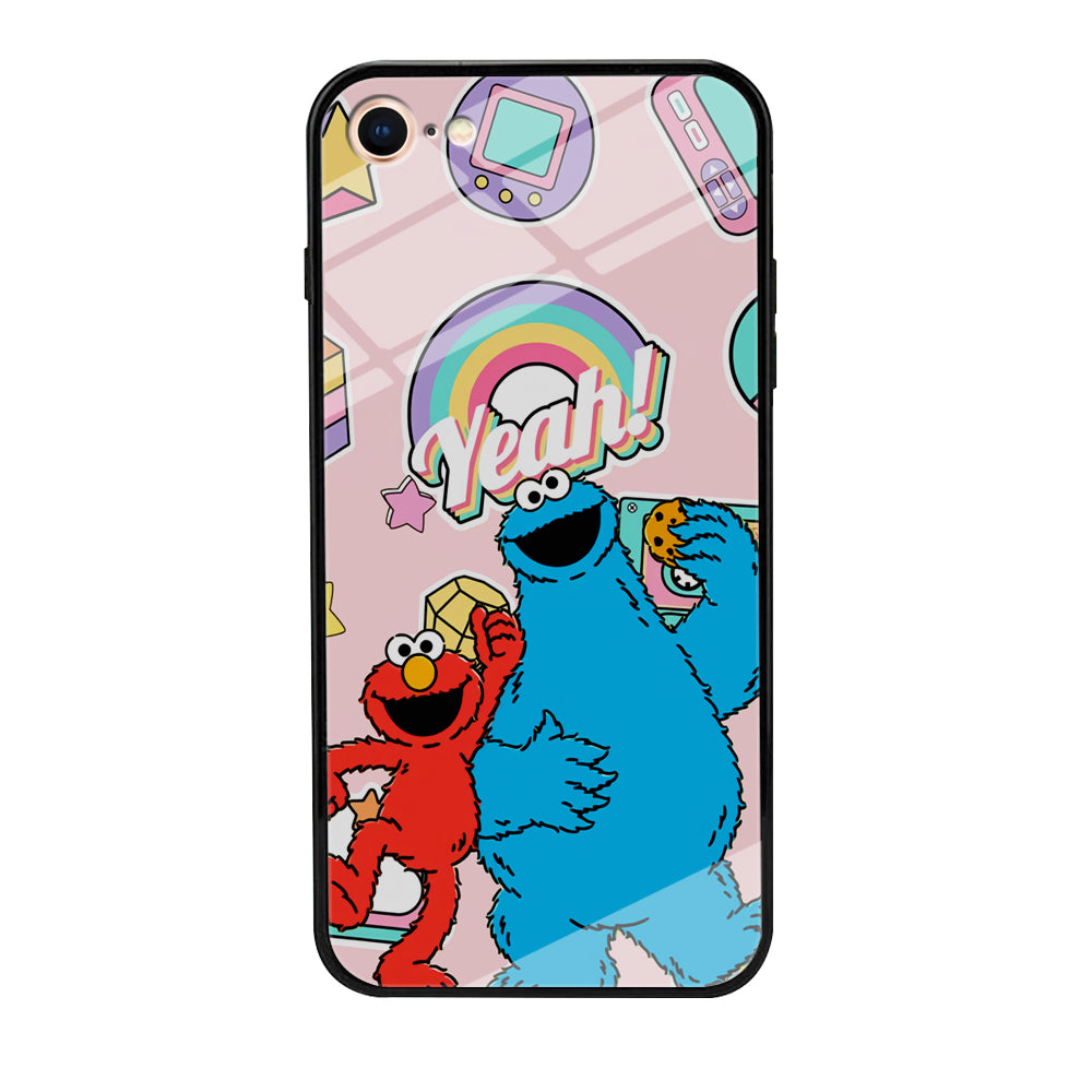 Elmo And Cookie Vintage Style iPhone 8 Case