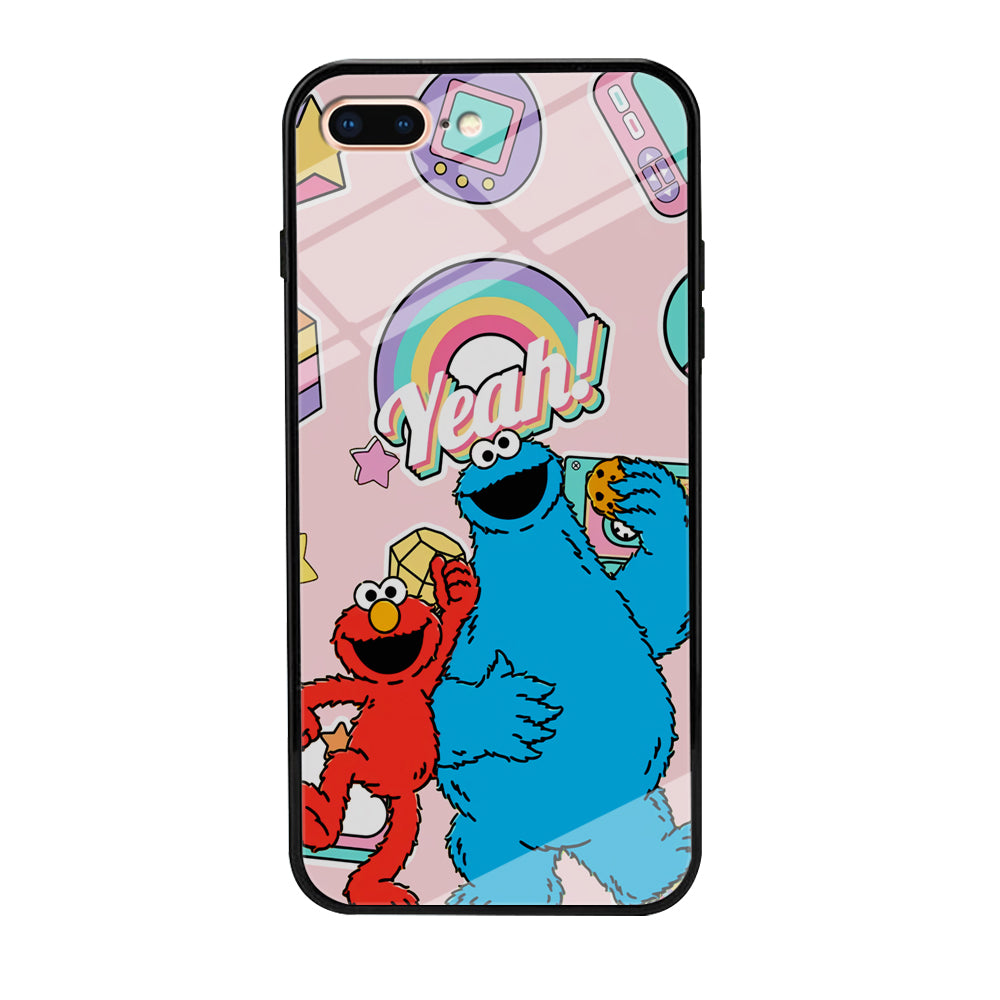 Elmo And Cookie Vintage Style iPhone 8 Plus Case
