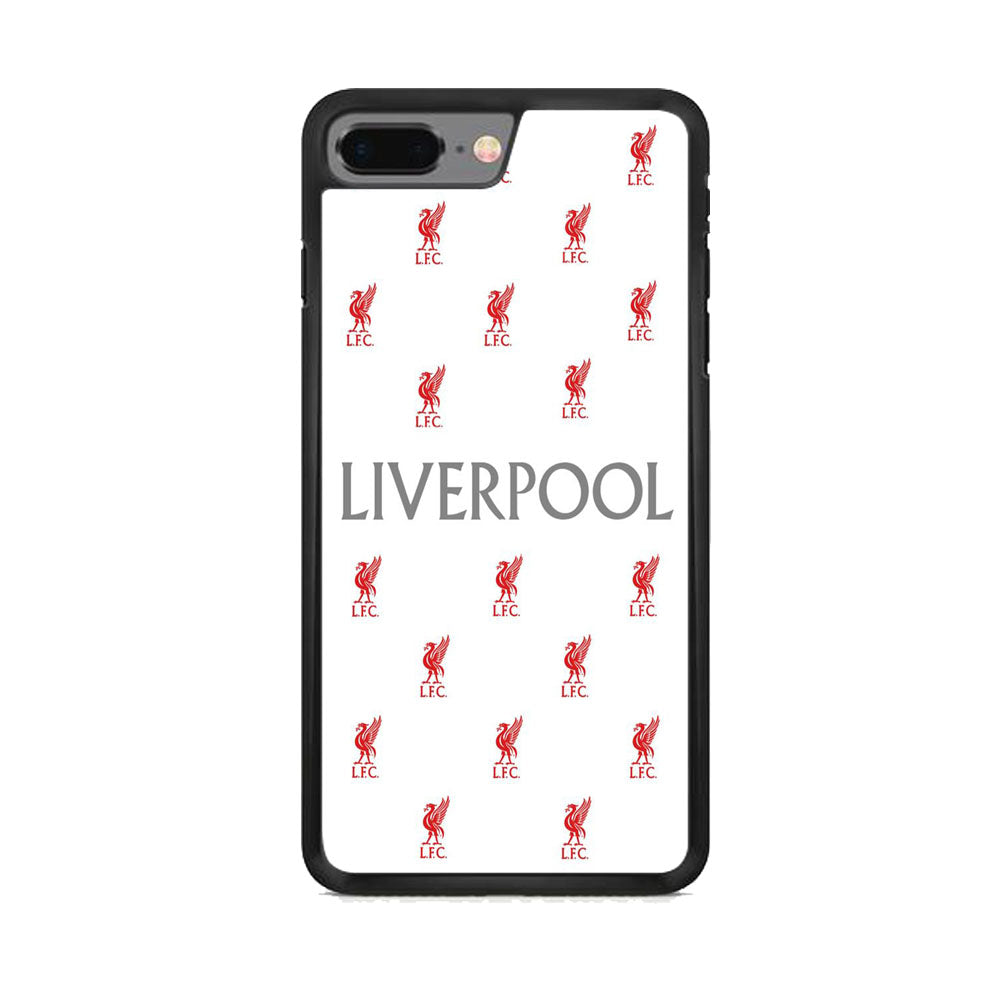 FC Liverpool White Doodle Logo iPhone 7 Plus Case