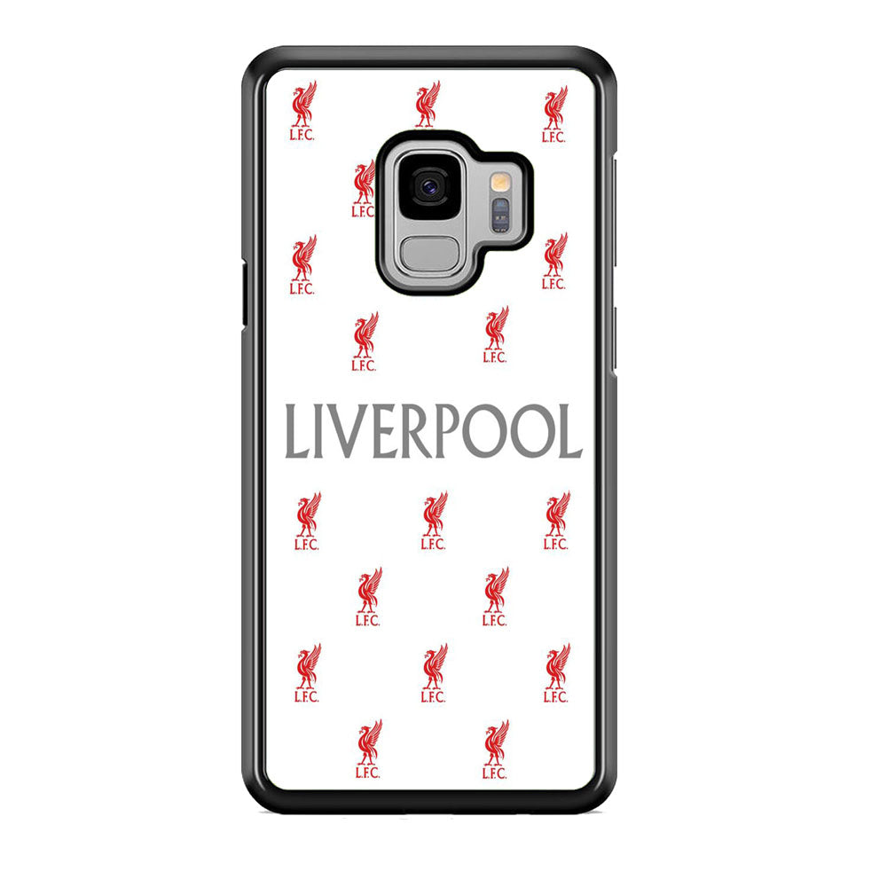 FC Liverpool White Doodle Logo Samsung Galaxy S9 Case