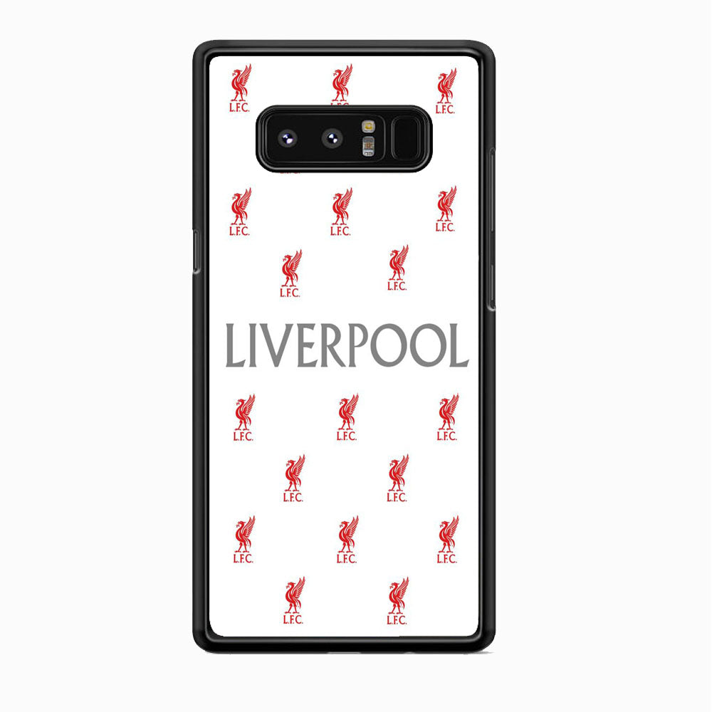 FC Liverpool White Doodle Logo Samsung Galaxy Note 8 Case