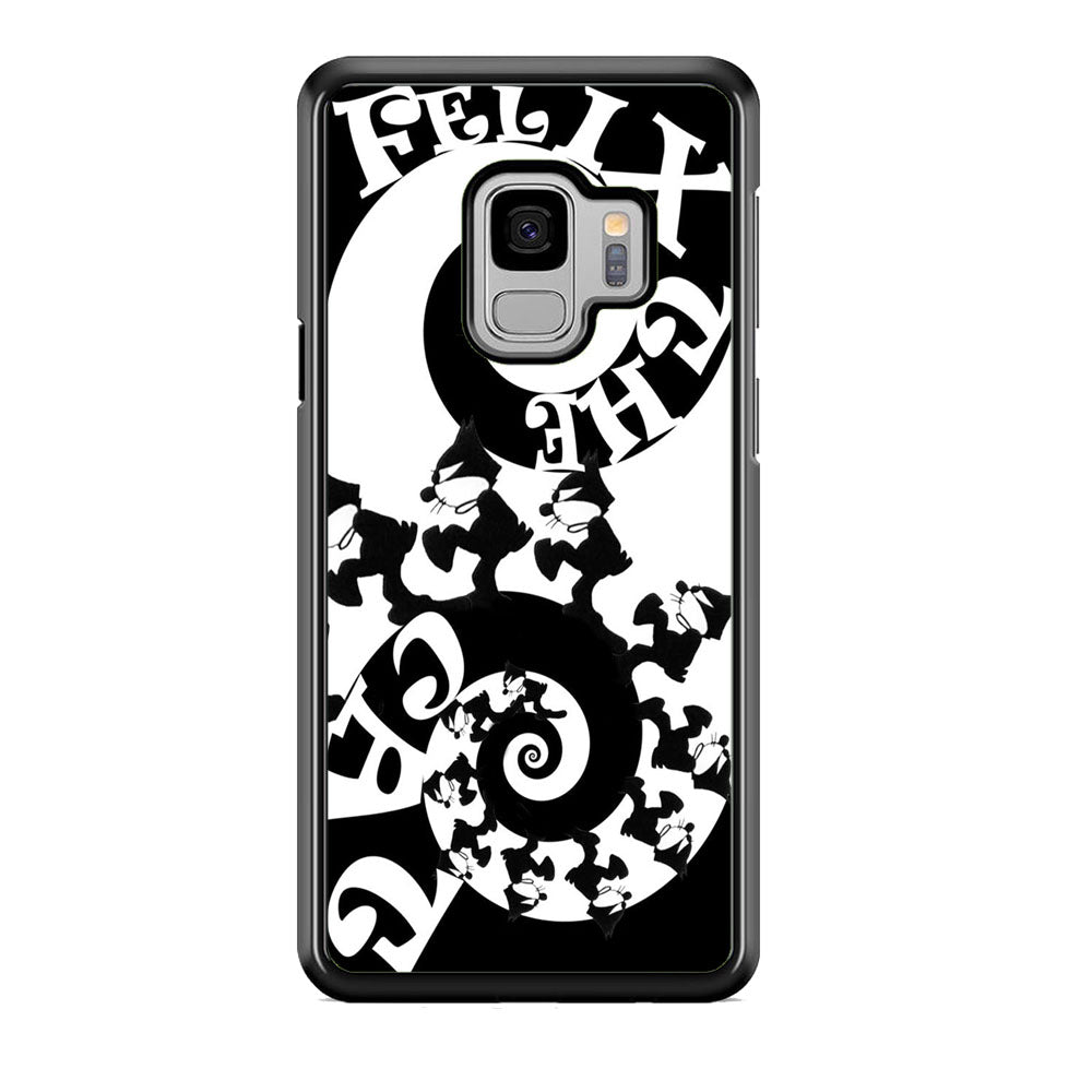 Felix The Cat Black White Samsung Galaxy S9 Case