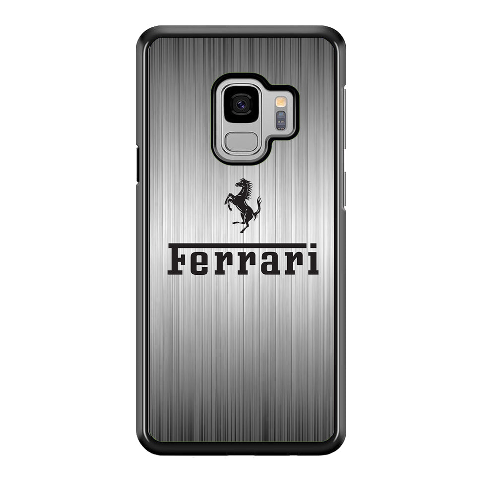 Ferrari Silver Grey Samsung Galaxy S9 Case - Ezzystore