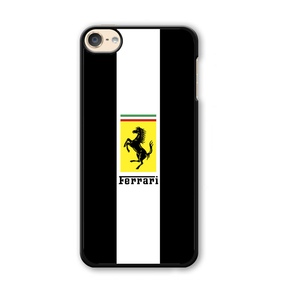 Ferrari Stripe White iPod Touch 6 Case - Ezzystore