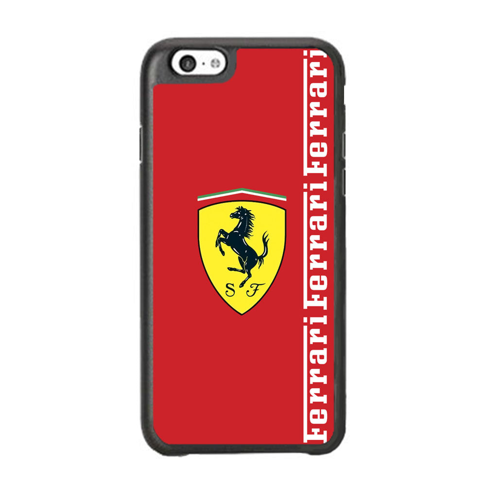 Ferrari Word Maroon Emlem iPhone 6 Plus | 6s Plus Case - Ezzystore