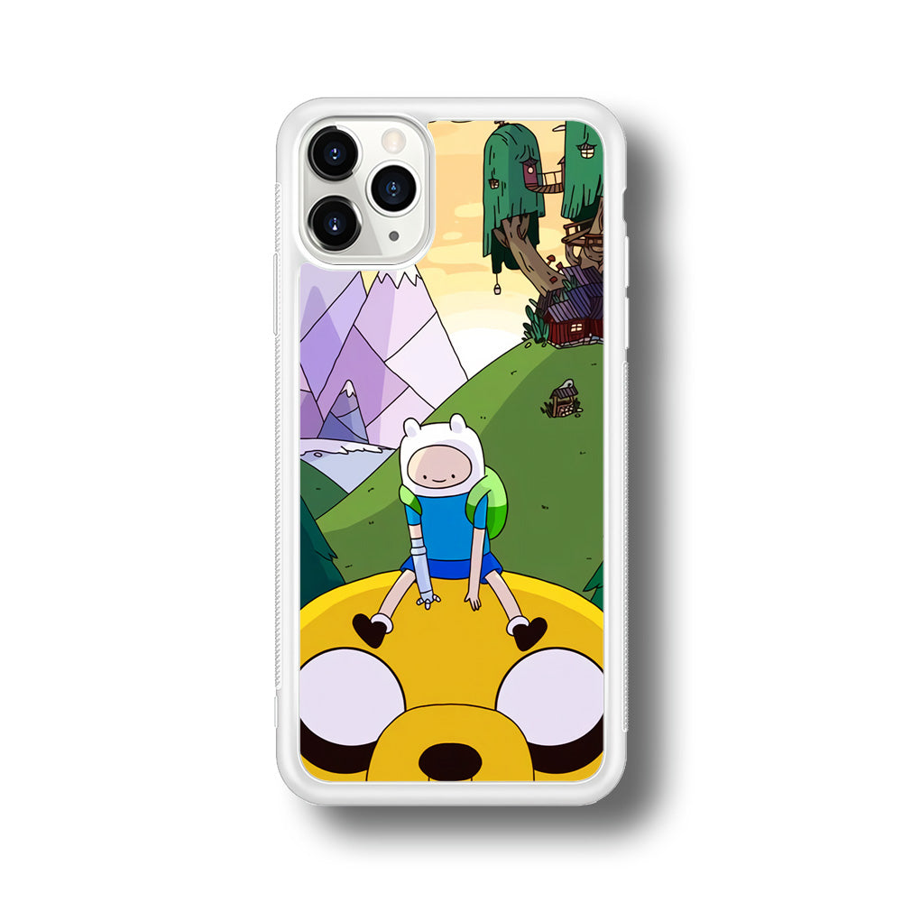 Fin And Jake Adventure Time Sad Moment iPhone 11 Pro Max Case