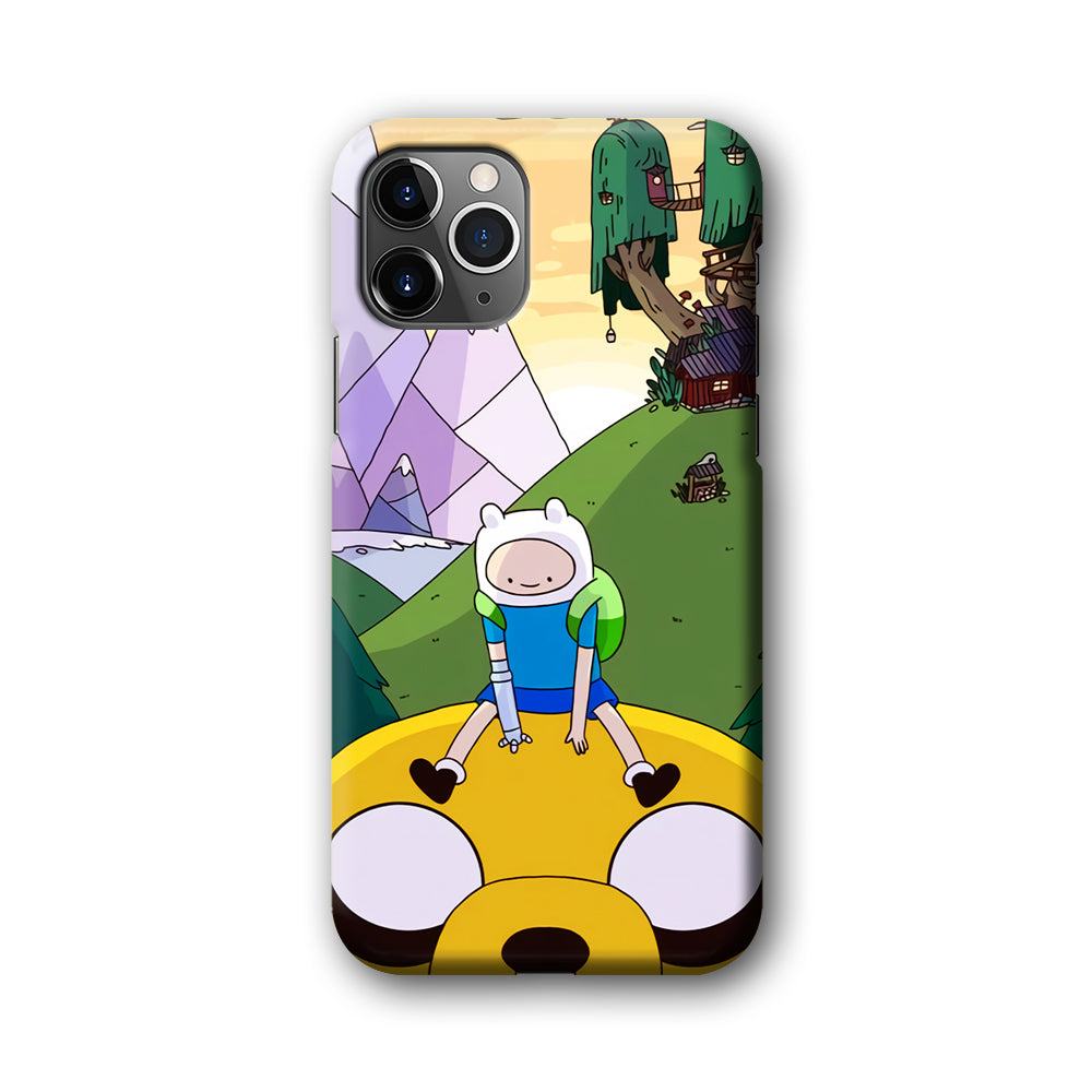 Fin And Jake Adventure Time Sad Moment iPhone 11 Pro Max Case