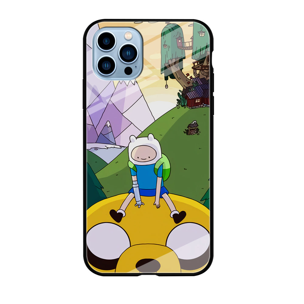 Fin And Jake Adventure Time Sad Moment iPhone 12 Pro Case