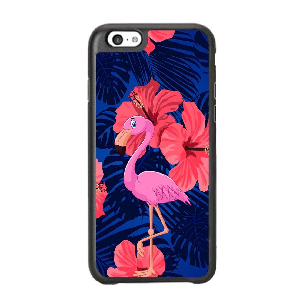 Flamingo Hibiscus Flowers iPhone 6 | 6s Case - ezzyst