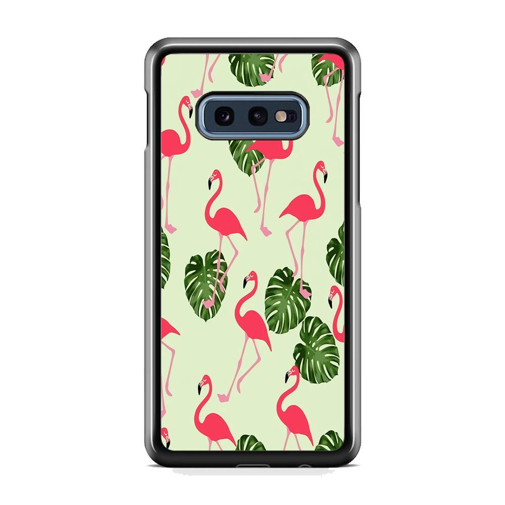 Flamingo Leaf Samsung Galaxy 10e Case - ezzyst