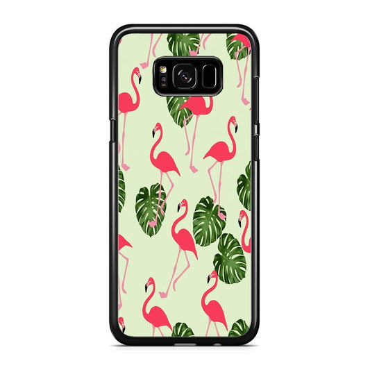 Flamingo Leaf Samsung Galaxy S8 Case - ezzyst