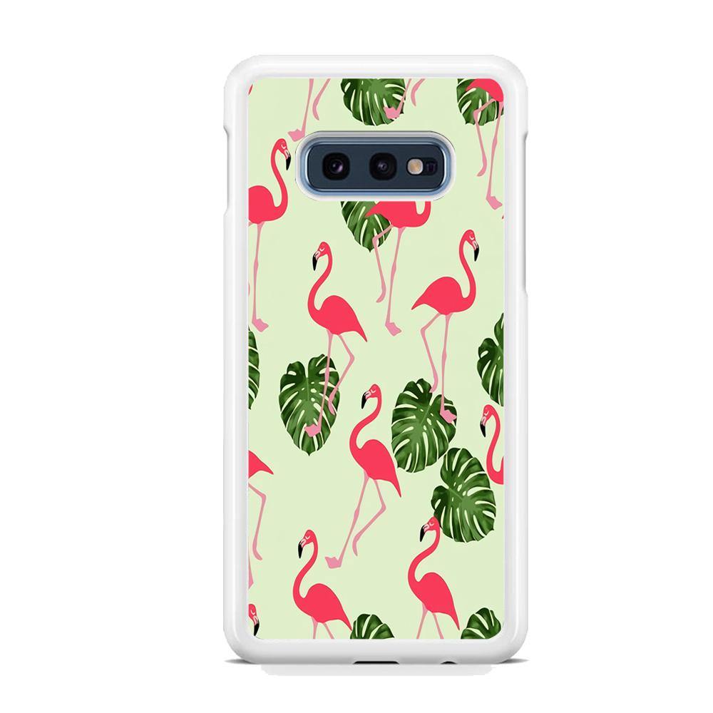 Flamingo Leaf Samsung Galaxy 10e Case - ezzyst