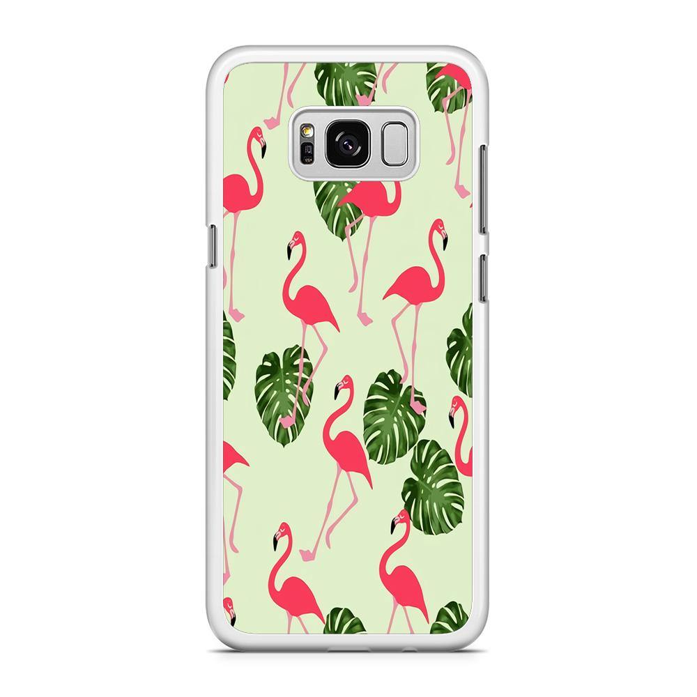 Flamingo Leaf Samsung Galaxy S8 Case - ezzyst