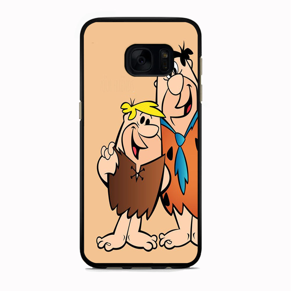 Flintstone Fred Barney Best Friend Samsung Galaxy S7 Edge Case