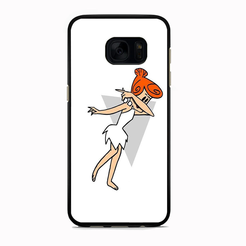 Flintstone Wilma Dub Style Samsung Galaxy S7 Case
