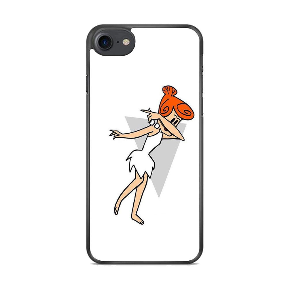 Flintstone Wilma Dub Style iPhone 8 Case