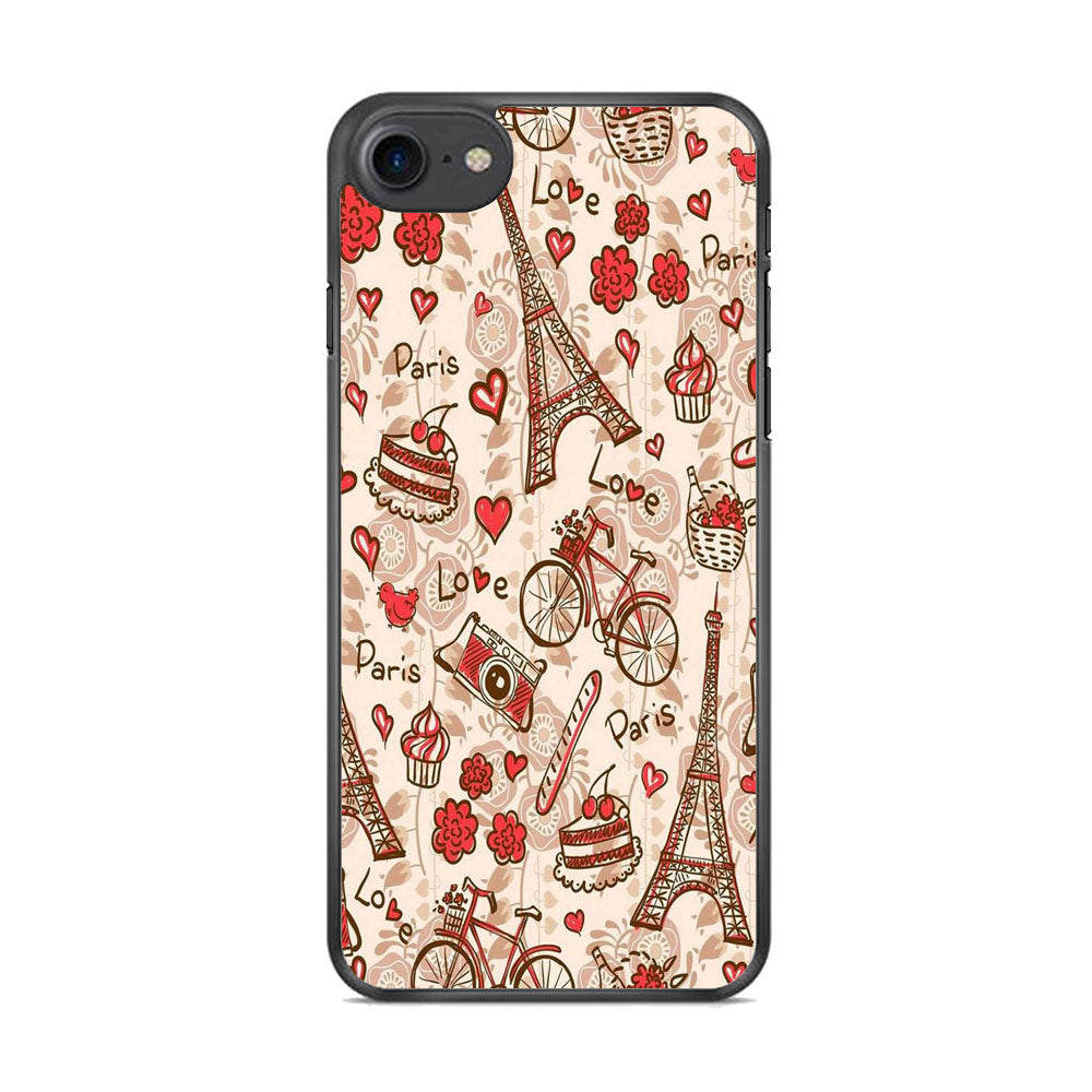 Flowers Beauty In Paris Wallpaper iPhone 8 Case