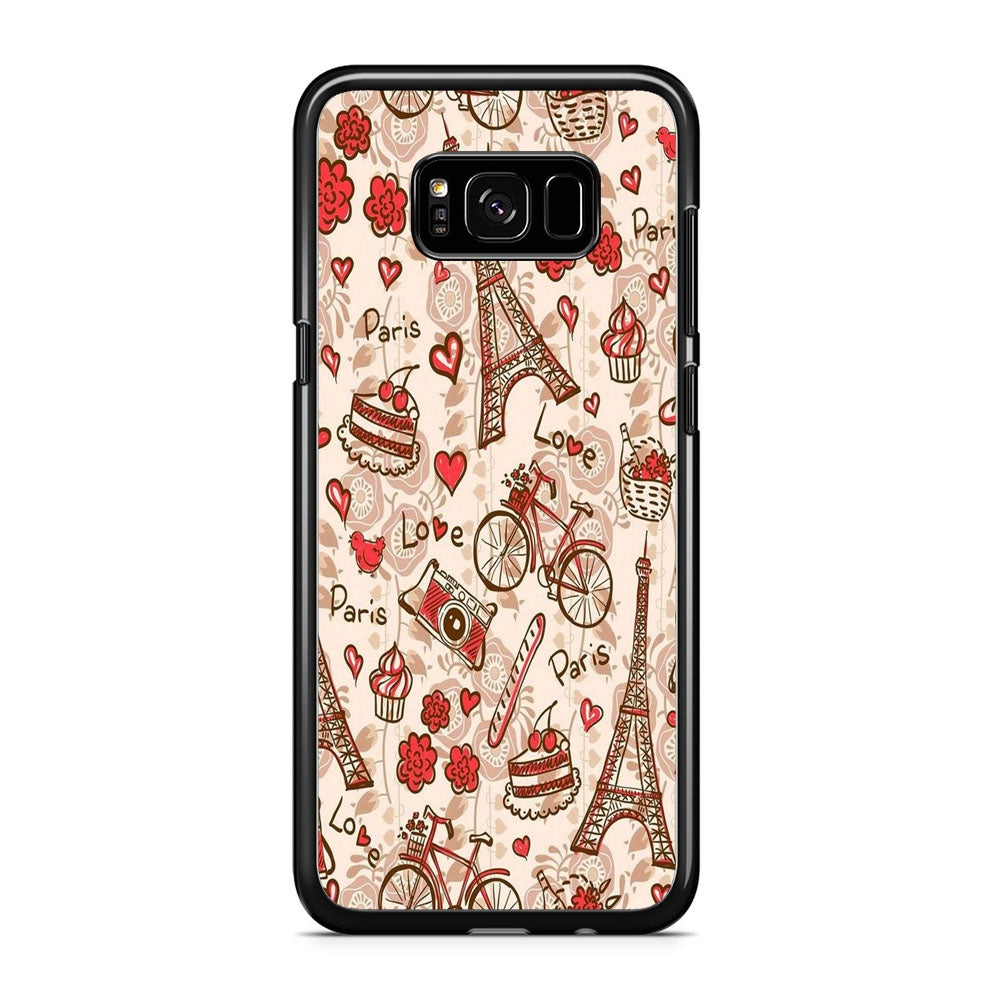 Flowers Beauty In Paris Wallpaper Samsung Galaxy S8 Case