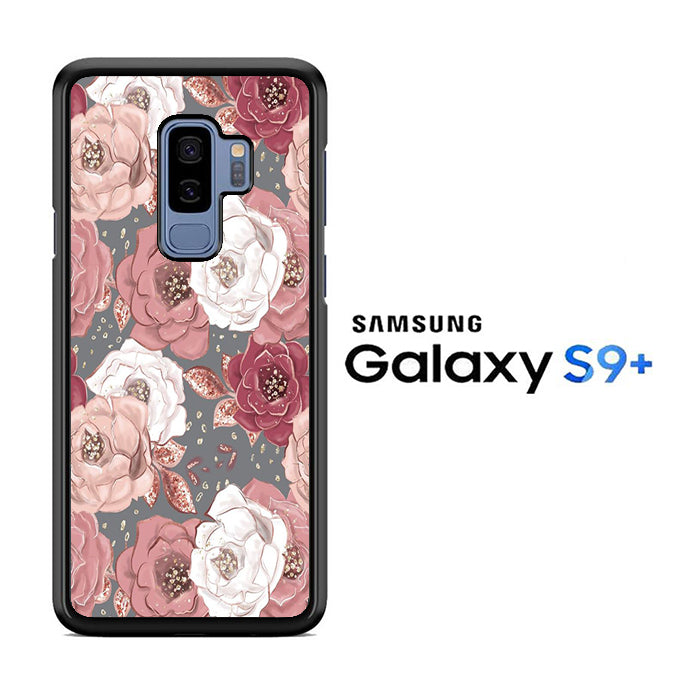 Flowers Paper Mix Samsung Galaxy S9 Plus Case