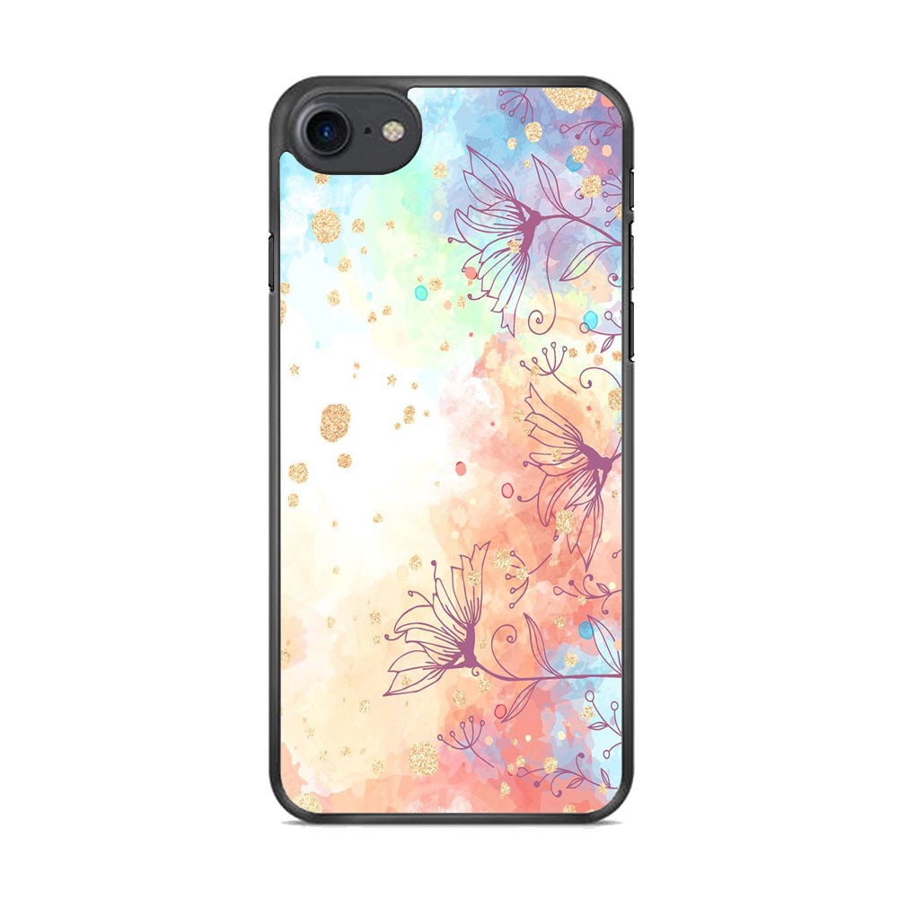 Flowers Purple And Mix Colours iPhone 8 Case