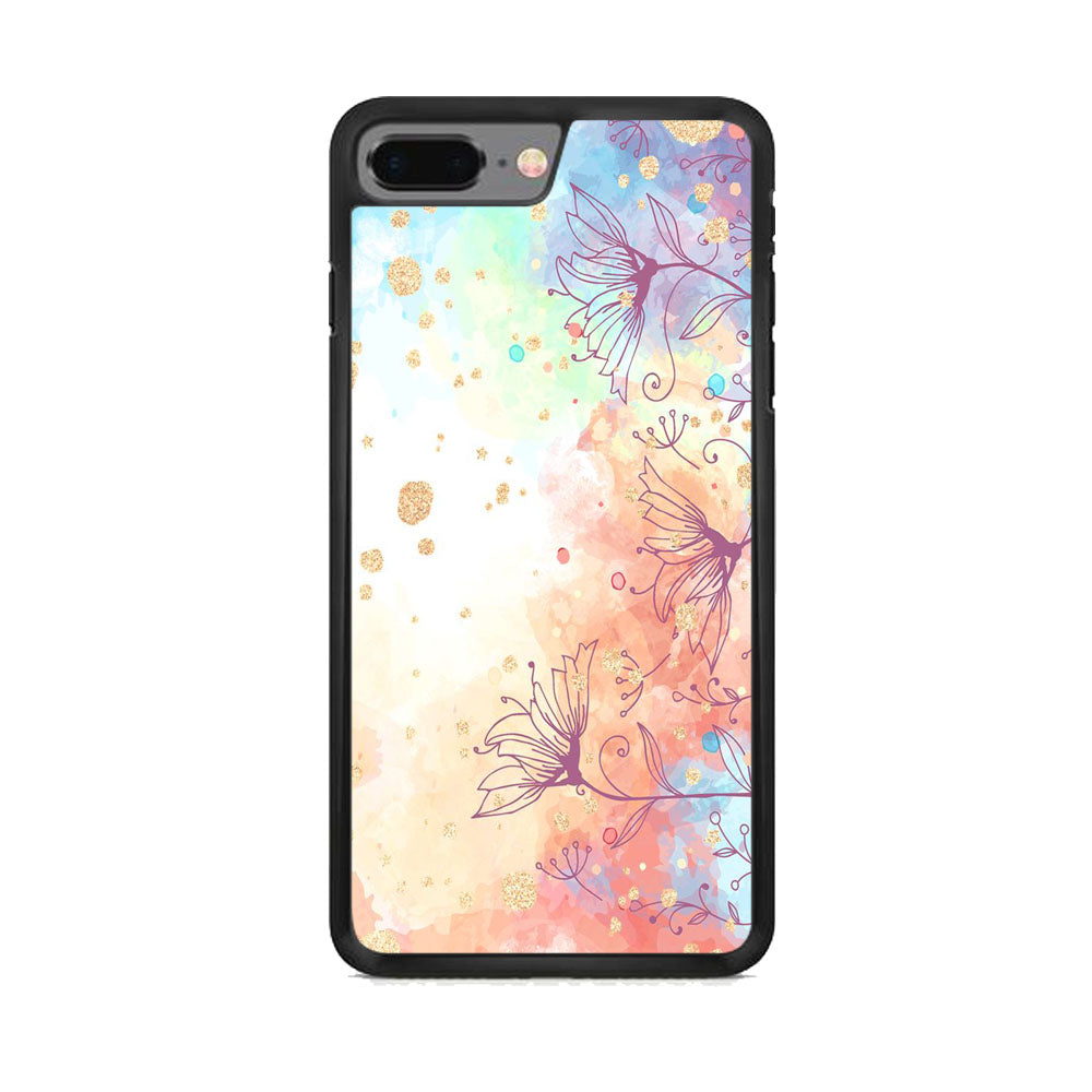 Flowers Purple And Mix Colours iPhone 7 Plus Case