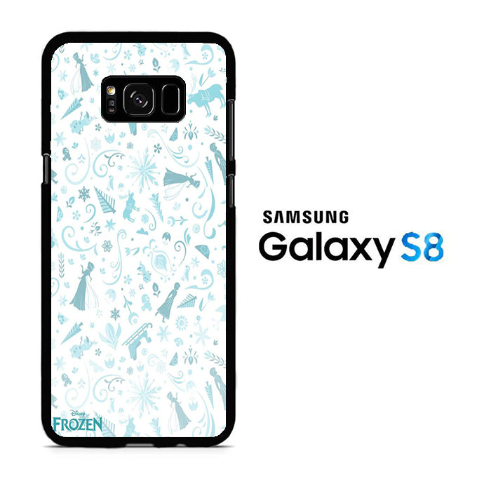 Frozen White Wallpaper Samsung Galaxy S8 Case