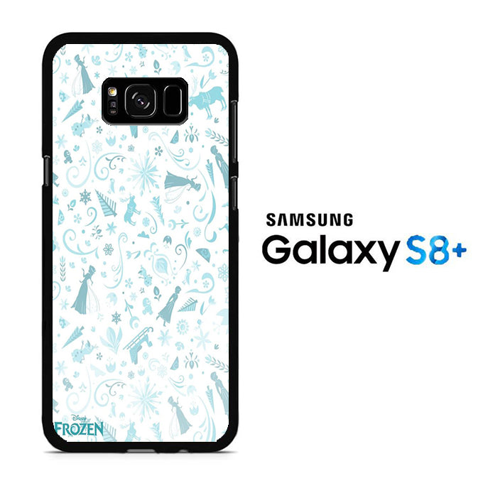 Frozen White Wallpaper Samsung Galaxy S8 Plus Case