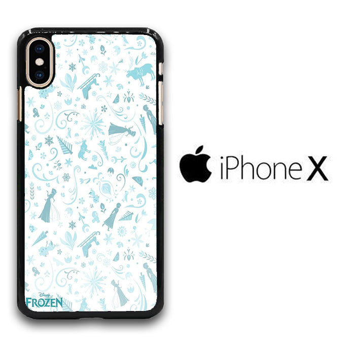 Frozen White Wallpaper iPhone X Case