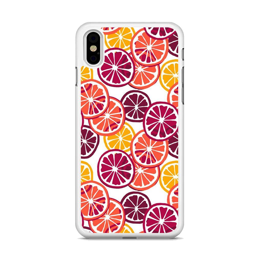 Fruit Fresh Orange iPhone Xs Case - ezzyst