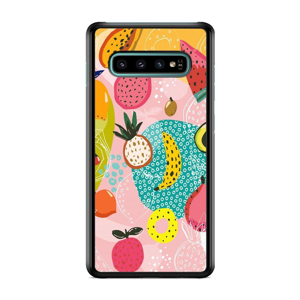 Fruit Mix Dessert Samsung Galaxy S10 Case - ezzyst